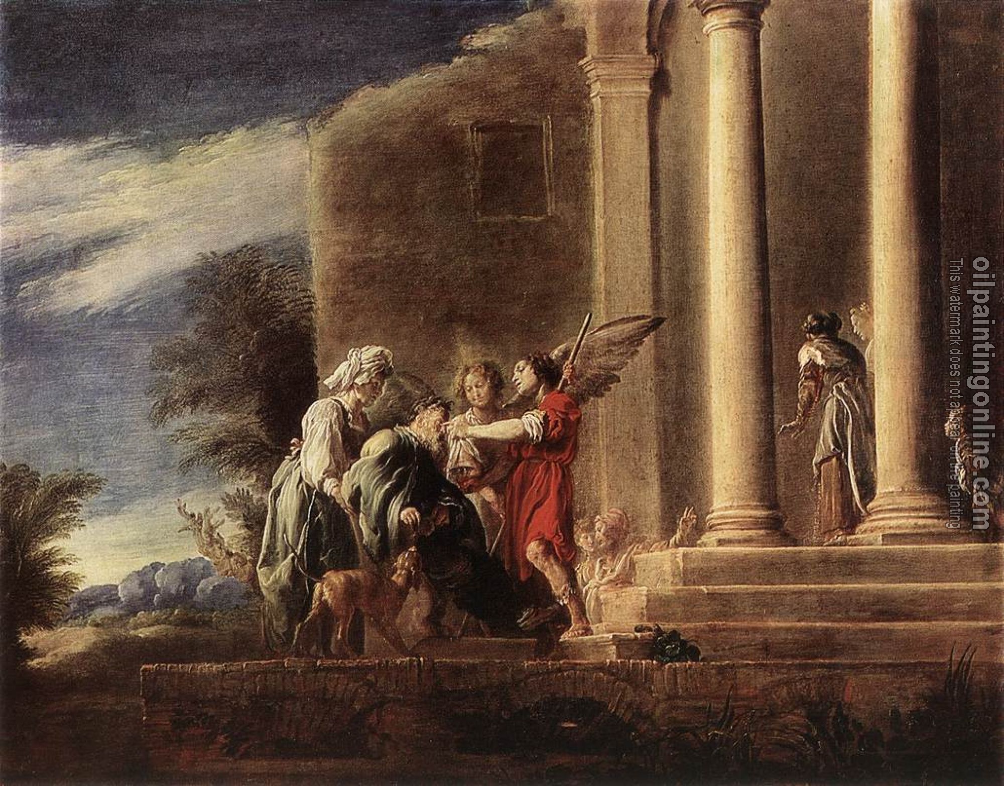 Fetti, Domenico - Tobias Healing his Father